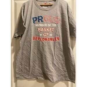 Proud Member of the Basket of Deplorables T-shirt size XL